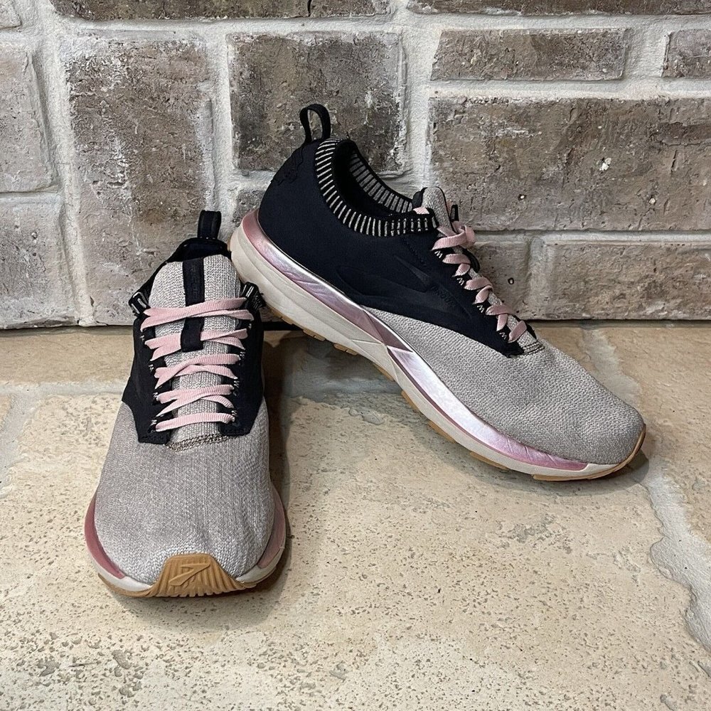 Brooks DNA AMP Ricochet Le Running Sneakers Women's 11M 1202921B030 Black Pink